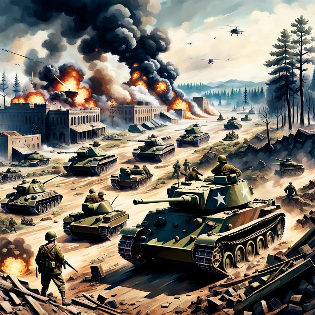 US Army with Modern Tech on WWII Battlefield