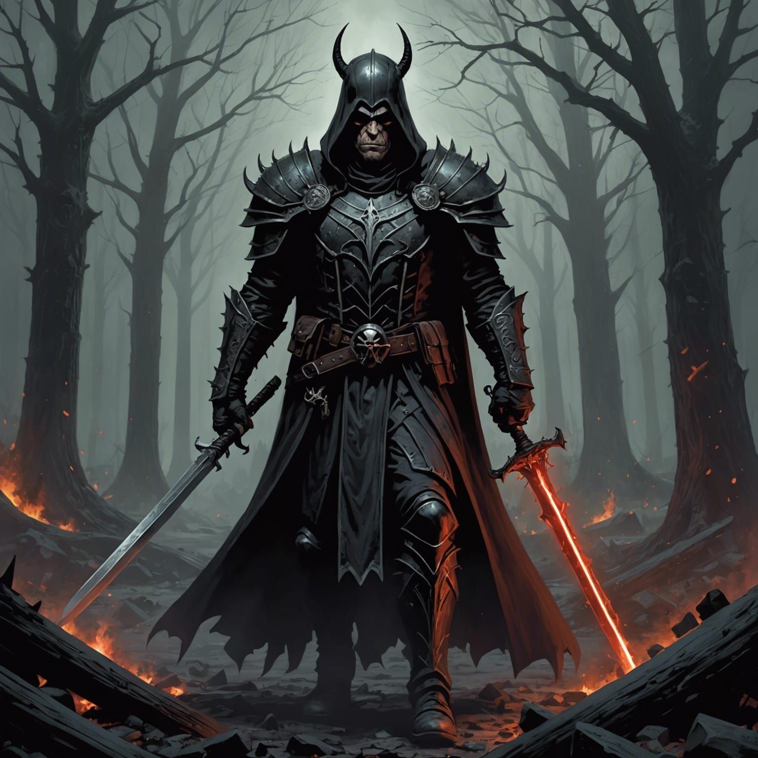 Grimdark Fantasy Scene