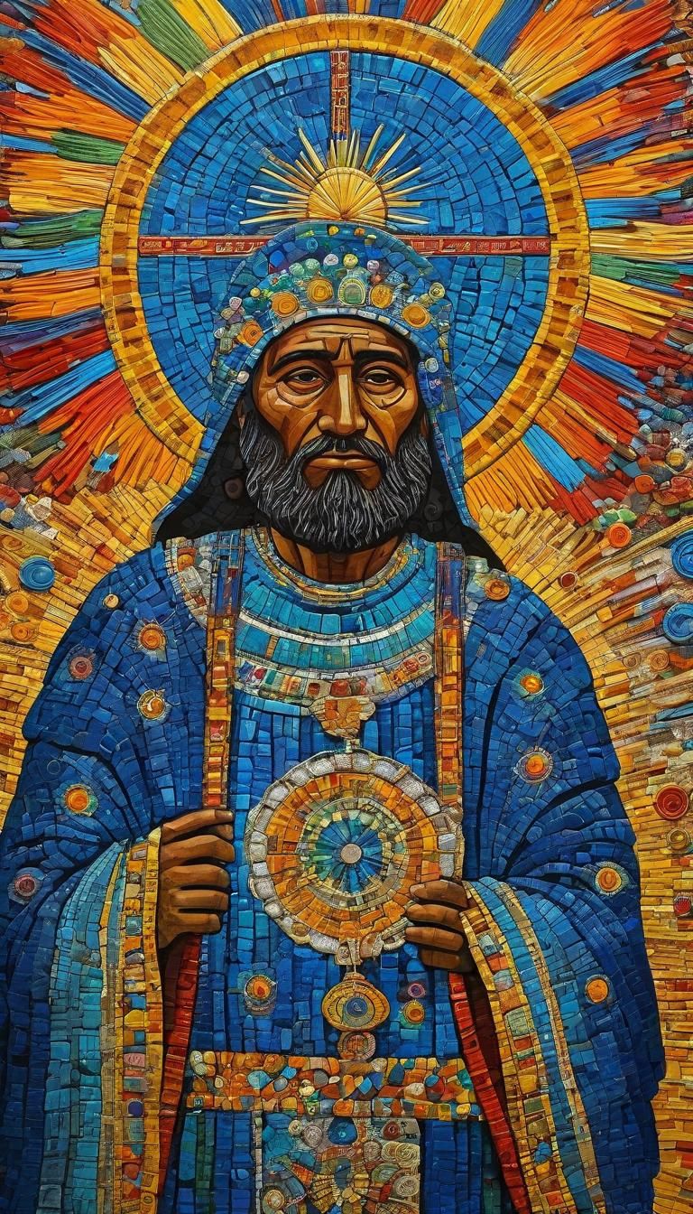 Andean Impressionism: Inca Ceremony for the Sun God