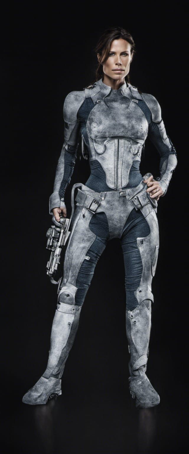 Photorealistic Portrait of Rhona Mitra