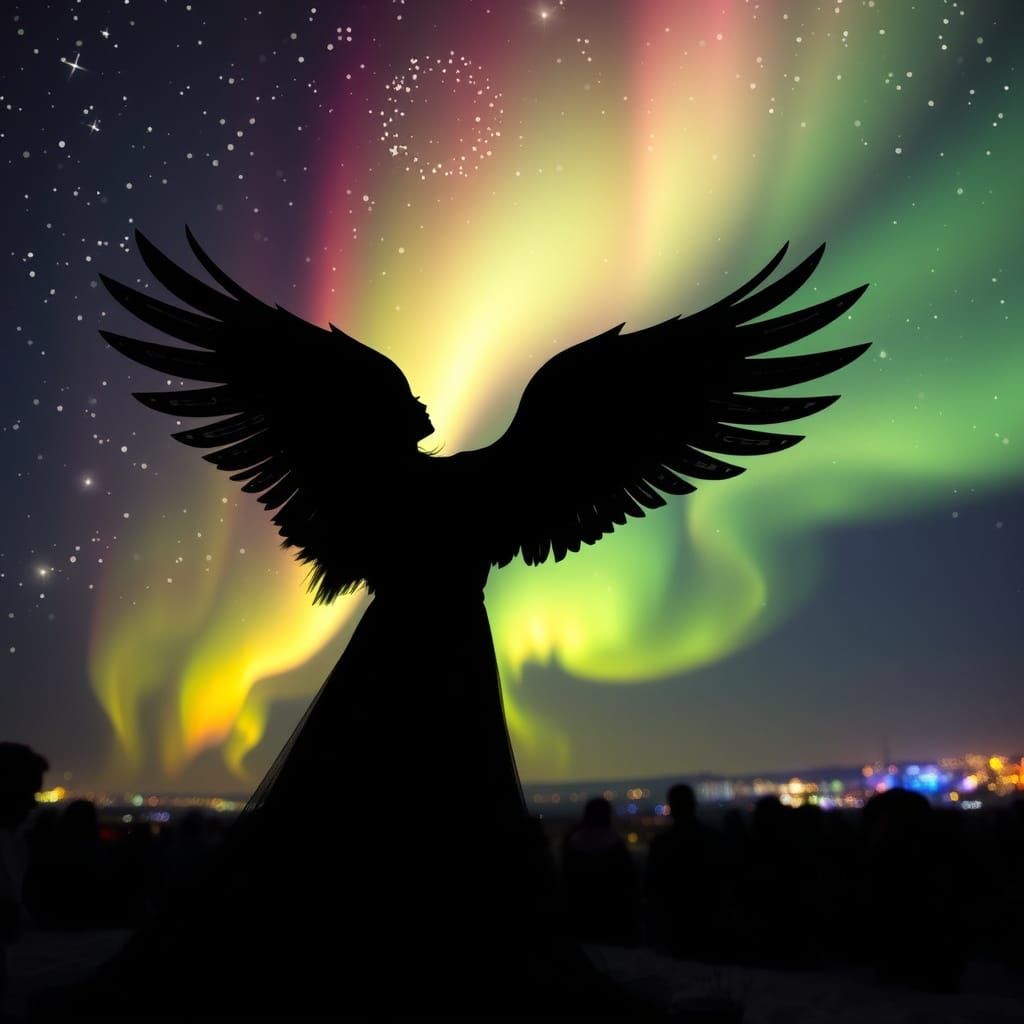 Celestial Aurora Jubilee: Neon Skylights