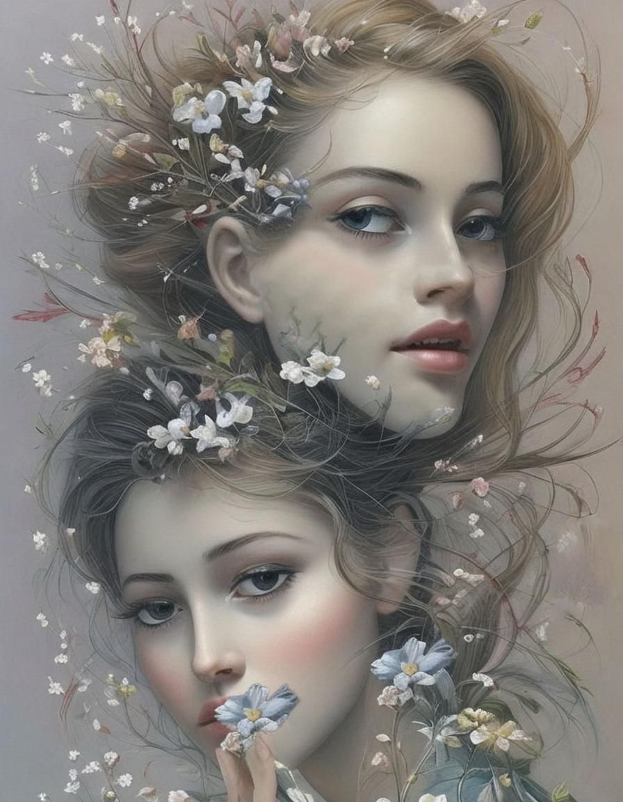 Simple AI-Generated Image of a Flower