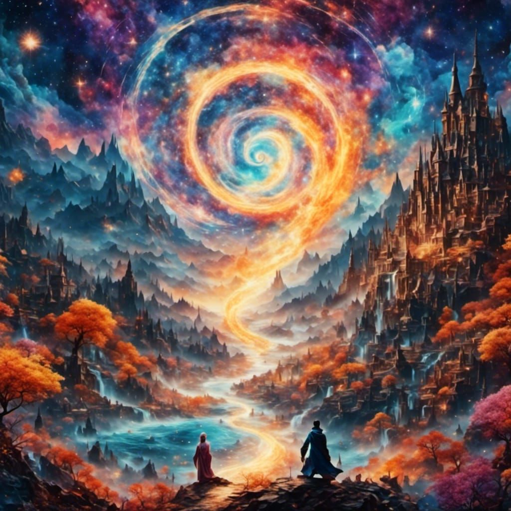 Melancholic End of Time: A Digital Art Piece