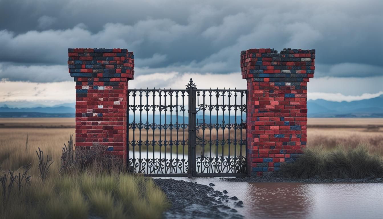 Bleak Tower in Overcast Flood Plain