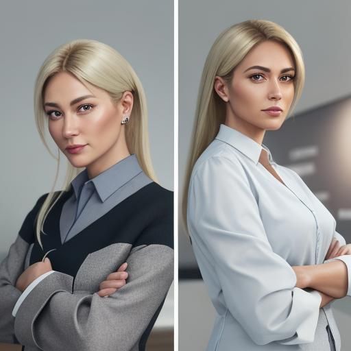 Manager Praises Employee: Digital Illustration in Pastel Ton...