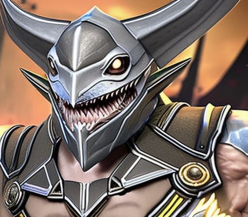 Hammerhead Shark Space Pirate Concept Art