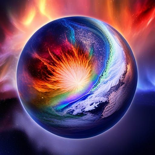 Climate Change Events in Holographic Globe