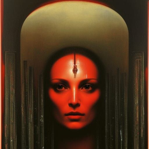 Glass Worm in Ribcage: Aetherpunk Minimalism