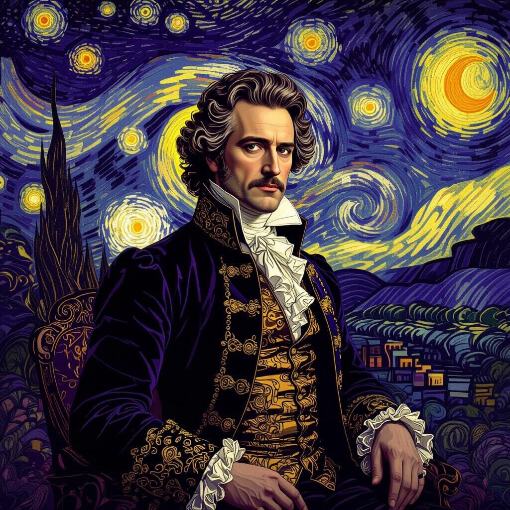 Beethoven's Starry Night: Baroque Meets Surrealism