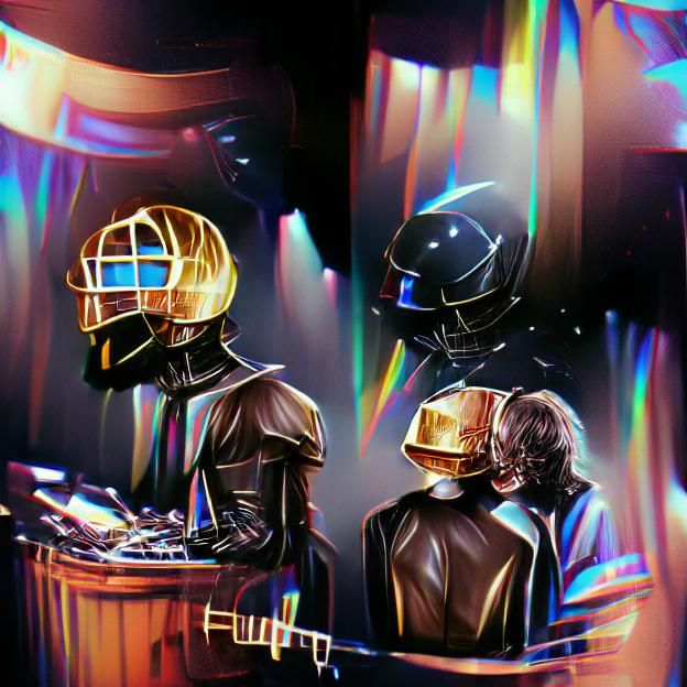 Daft Punk AI Interpretation