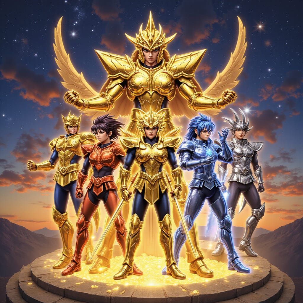 Saint Seiya Bronze Saints Unite in Epic Anime-Inspired Fan A...