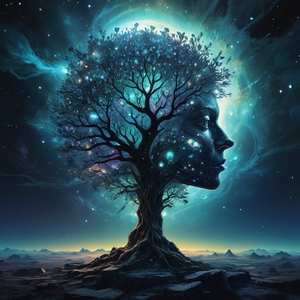 Cosmic Astral Tree of Life in Holographic Essence