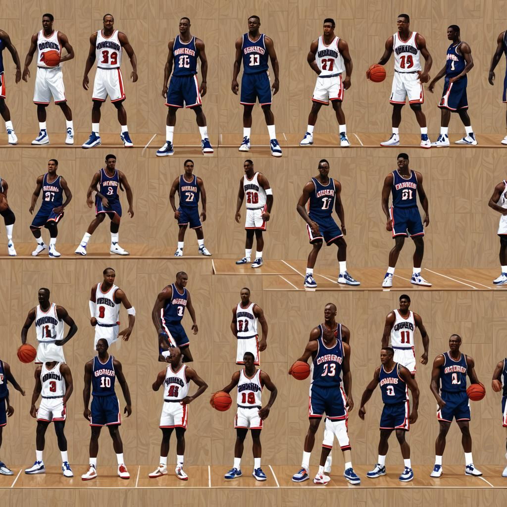 Dream Team: A Stylized Basketball Photo Shoot