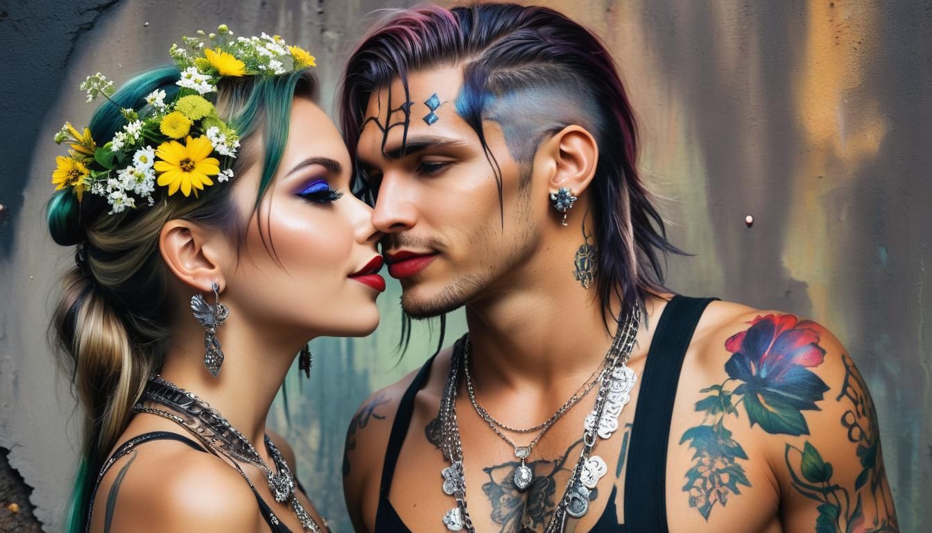 High resolution portrait photo of flower and exotic  Swedish...