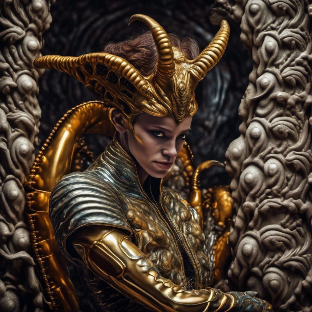 Art History Characters Party With Aliens