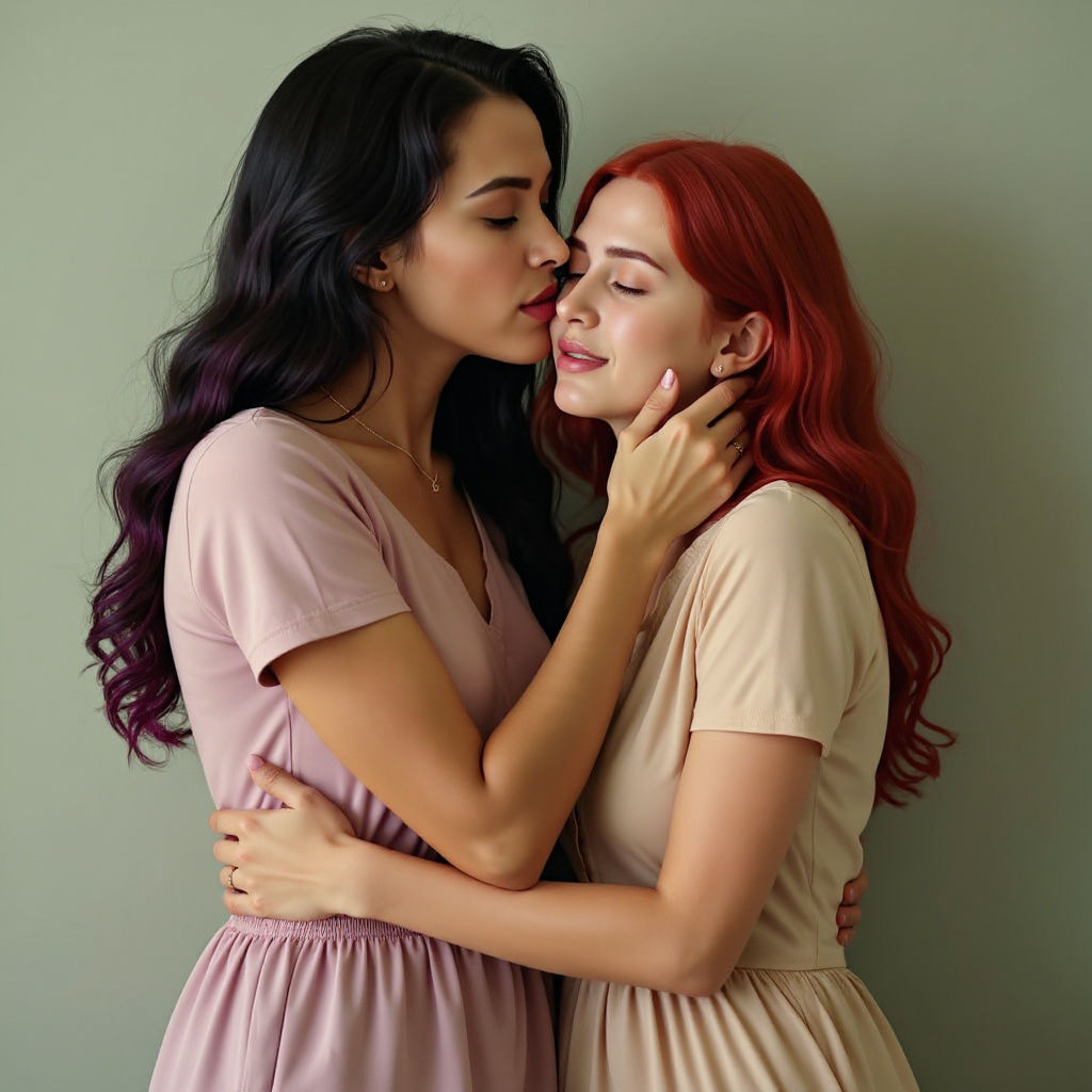 Emotional Embrace: A Portrait of Comfort and Connection