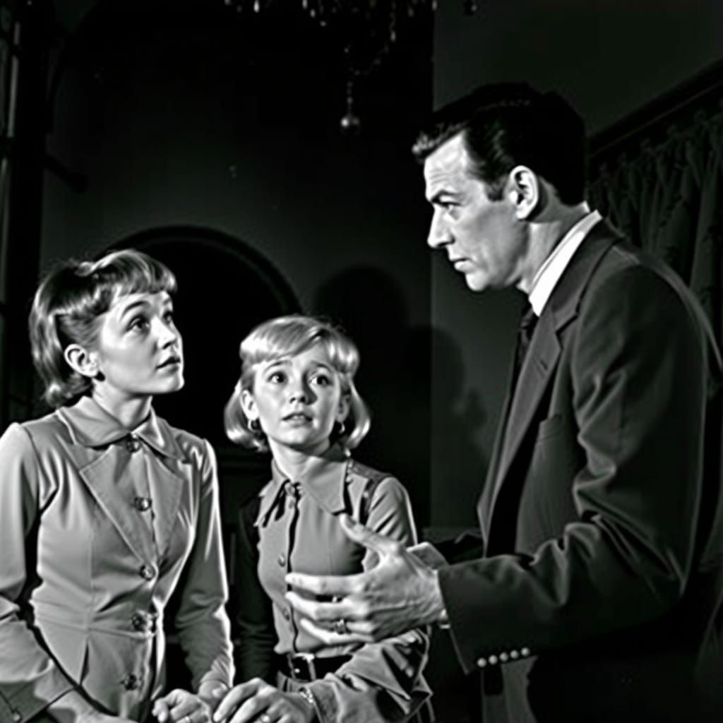 Twilight Zone Scene: Evoking TV Series Mystery