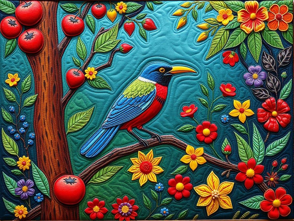 Quilted Bird