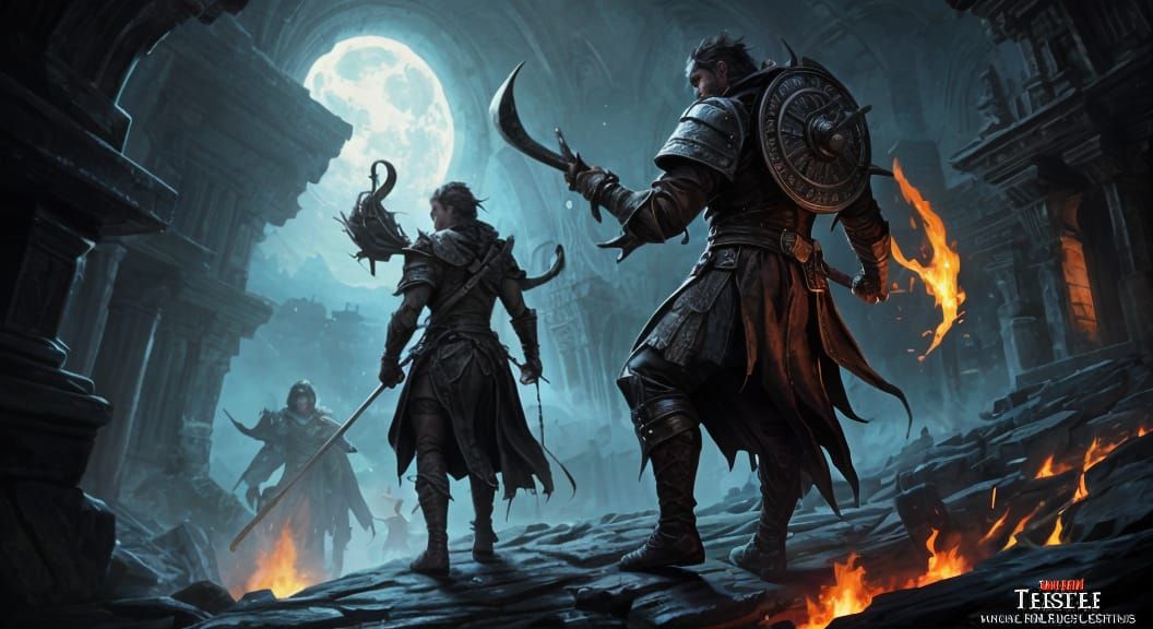 Dungeons and Dragons AI Concept Art