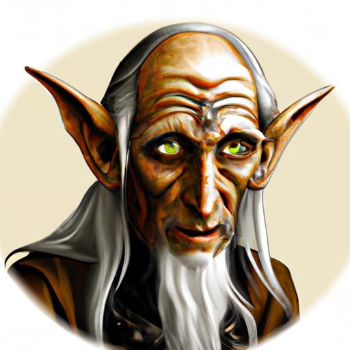 Fantasy Creature Hybrid Portrait with Demonic Features