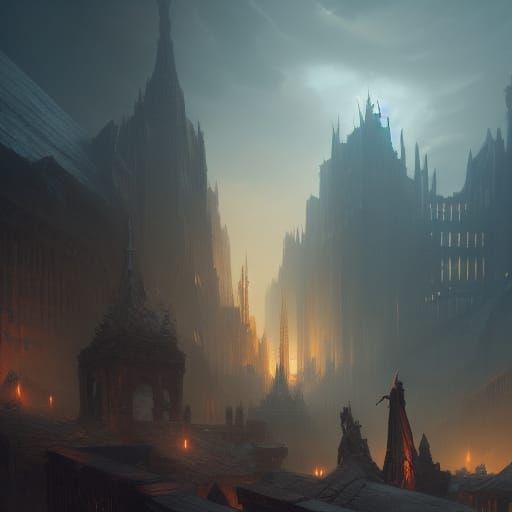 Keeper of the Seven Keys: Dark Fantasy Art