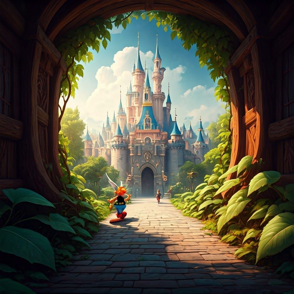 Asterix and Obelix Visit Disneyland Paris