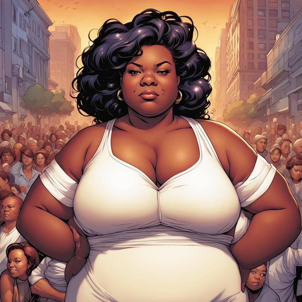 Comic Book Art: Beautiful Plus-Size Communist Leader