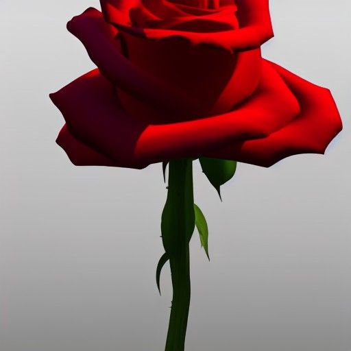 Horror Roses with 3D Shading