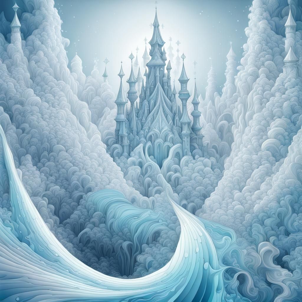 Sparkling Ice Kingdom with Ice Princess