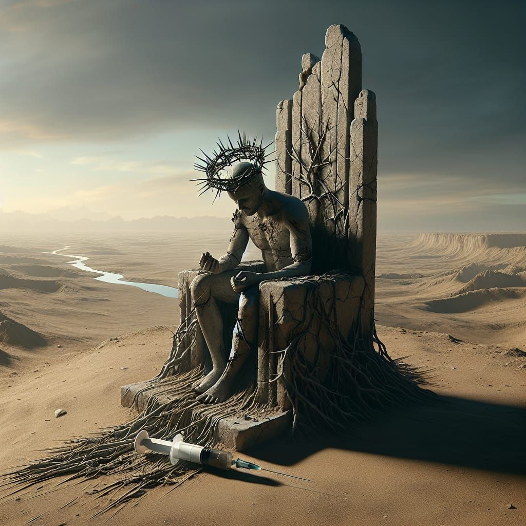 I hurt myself today, 
To see if I still feel