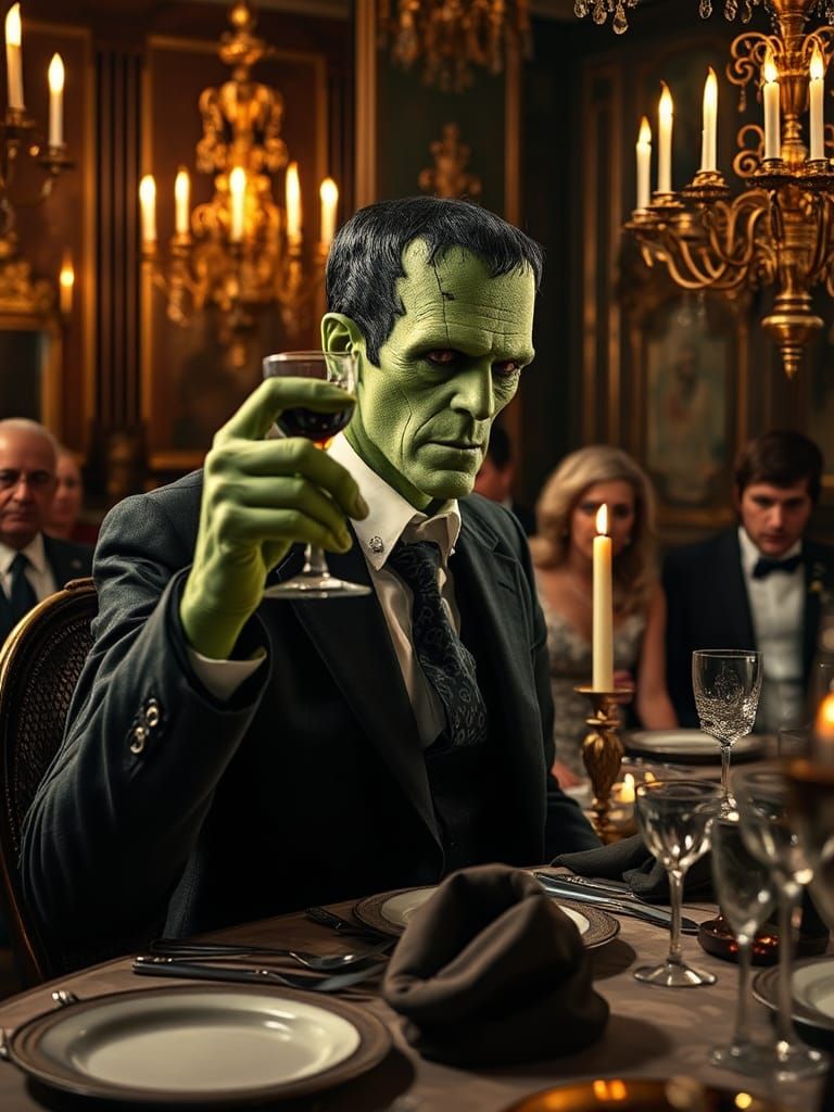 Frankenstein's Toast: Gothic Aristocracy in Candlelight