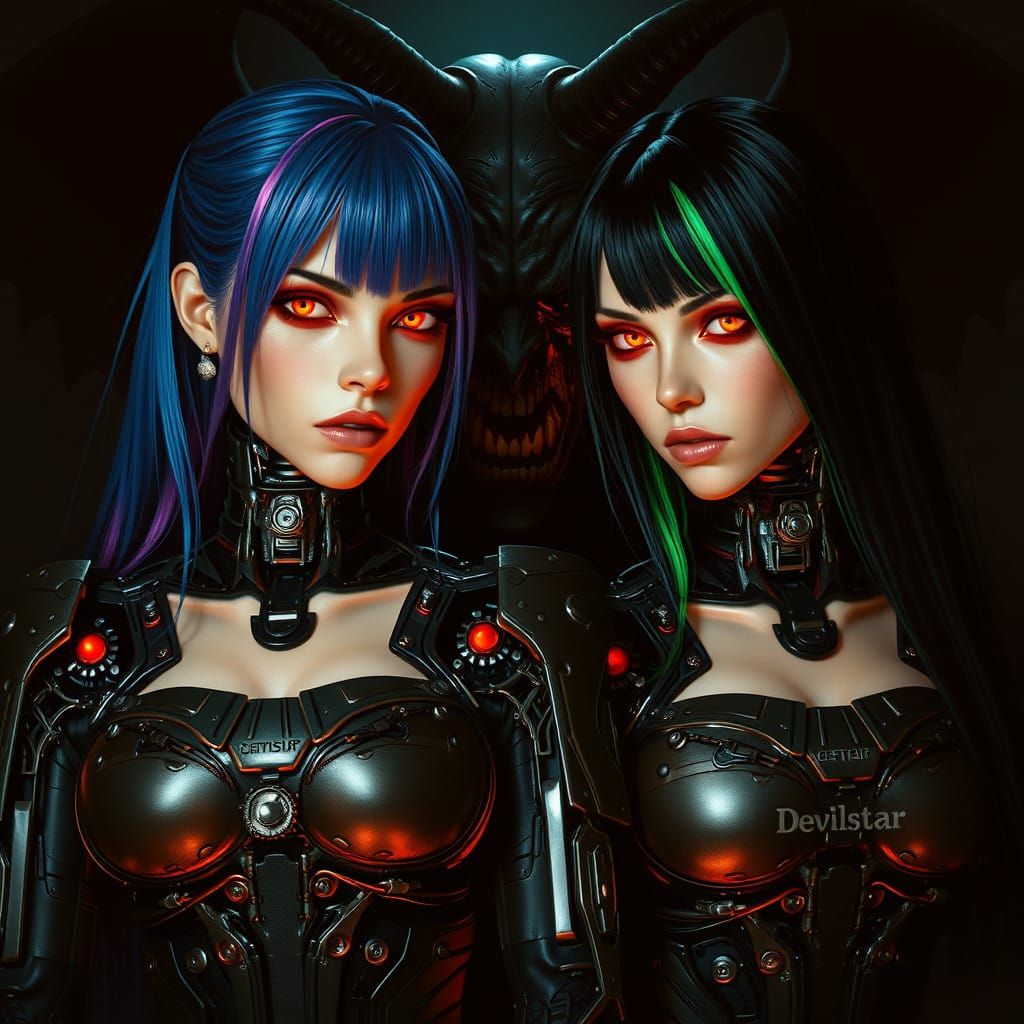 Cyborg Goddesses in Dystopian Hues