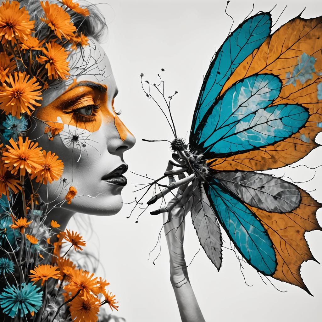 Surreal Infrared Portrait of a Ghostly Woman