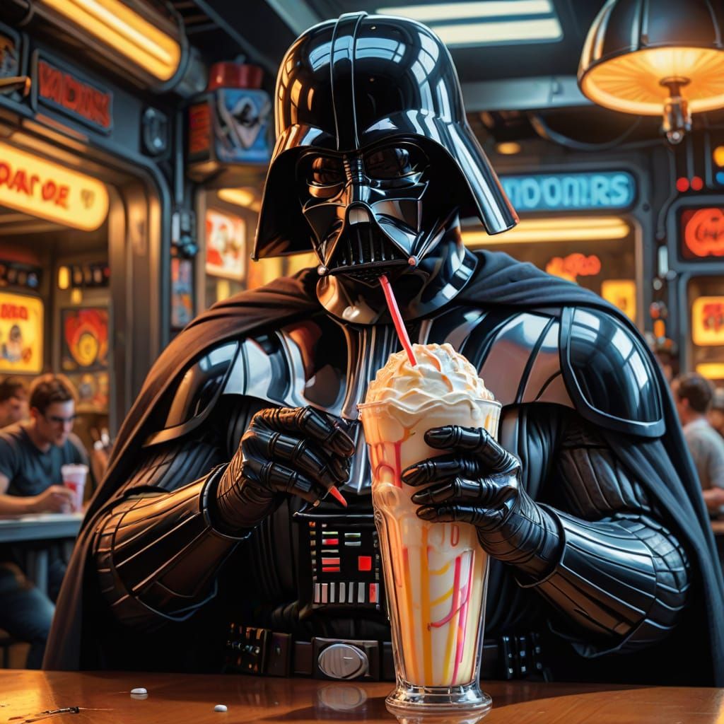 Darth Vader Loves Milkshakes