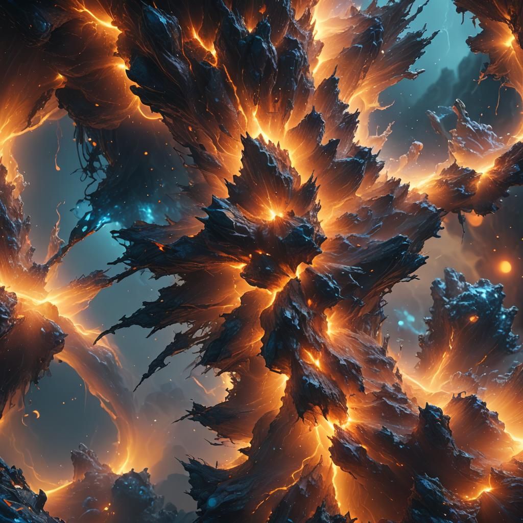 Glowing Ion in Shimmering Mist: Fantasy Concept Art