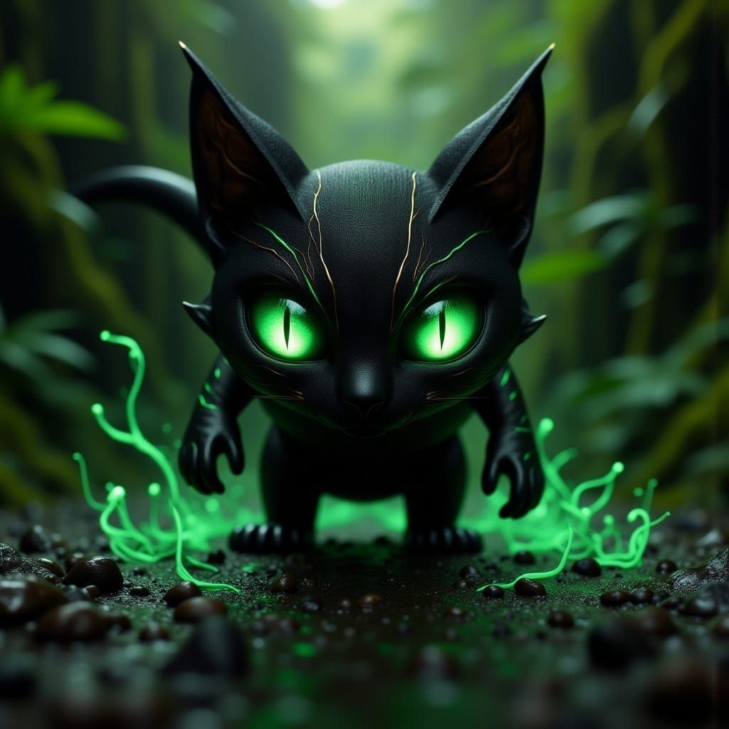 Cheshire Cat Ninja in Rainforest Arena