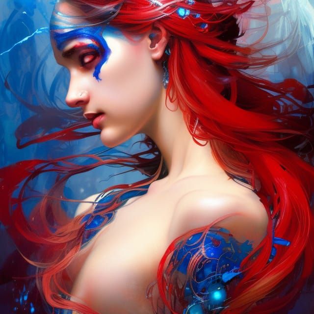 Enchantress Portrait in Dynamic Lighting