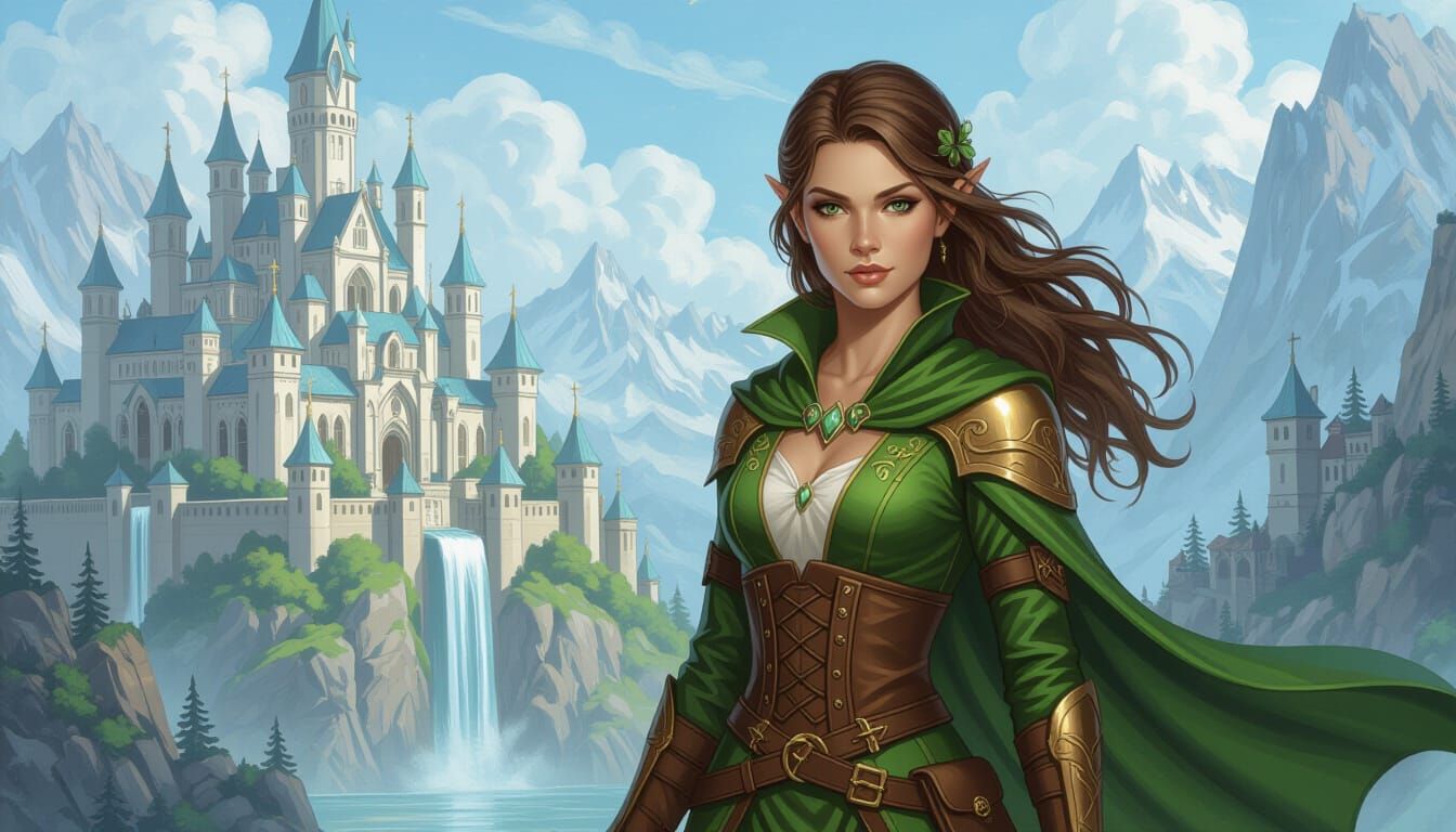 Dramatic Fantasy Book Cover Art