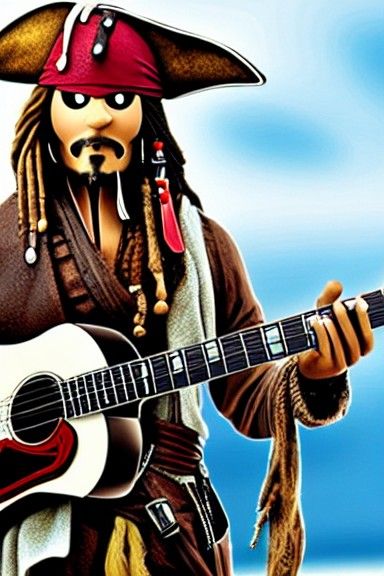 Jack Sparrow Plays Guitar