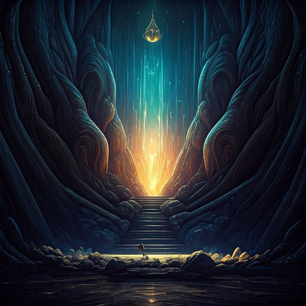 Ocean Lotus in Fantastical Matte Painting