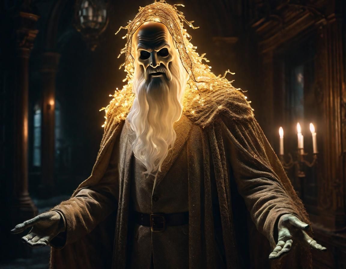 Shimmering Ghost of Christmas Past: Cinematic Composition