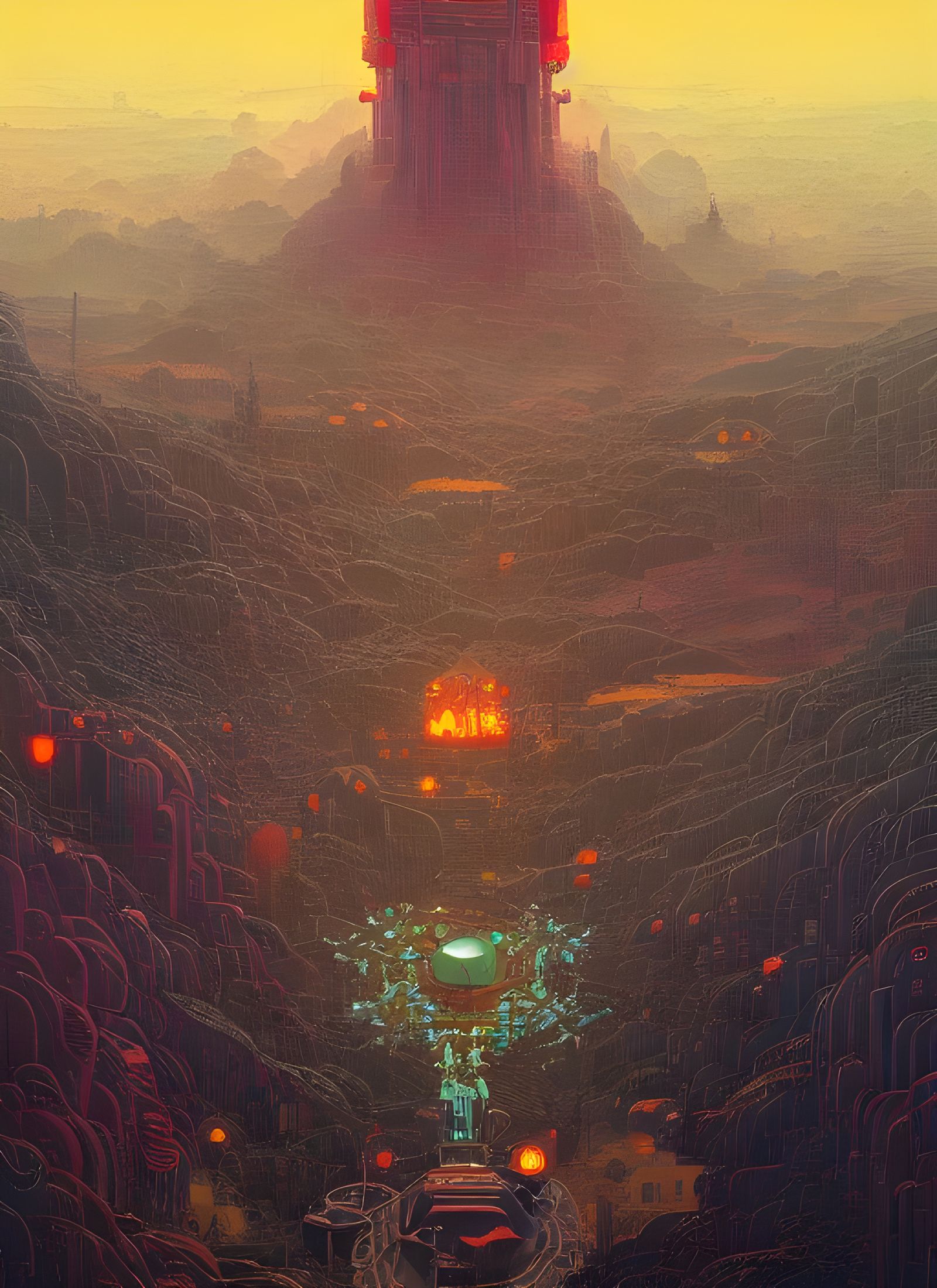 Fantasy Album Cover Art by Dan Mumford