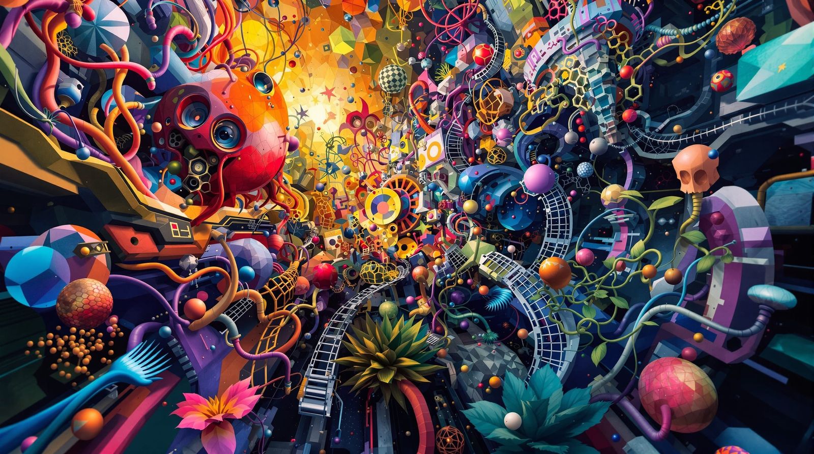 Surreal Abstract Photorealistic Design in High Resolution