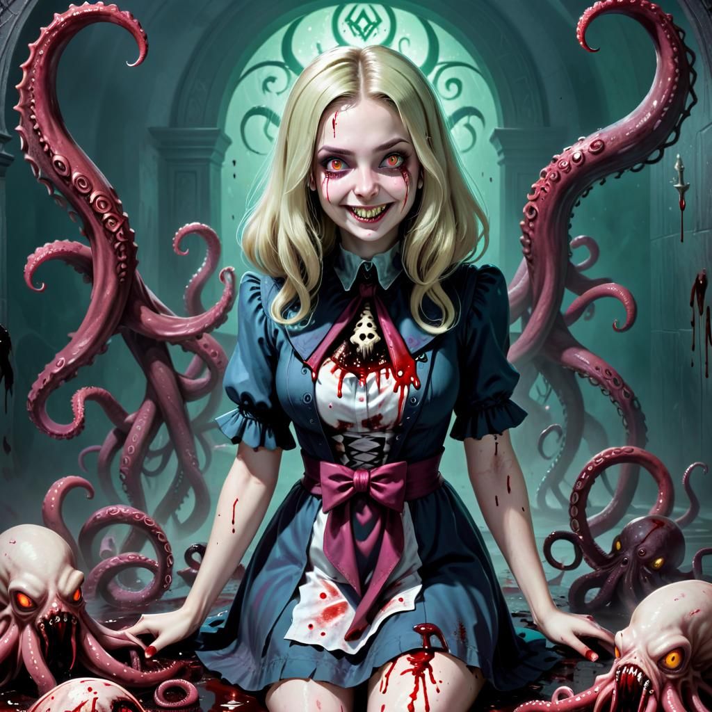 Alice in Cthulhu Cult: A Lovecraftian Horror