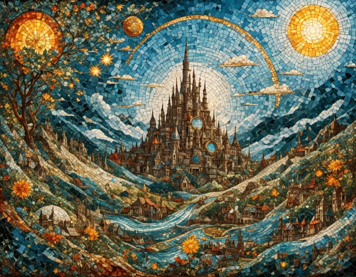 Apocalyptic Mosaic: A Bejeweled Narrative Art