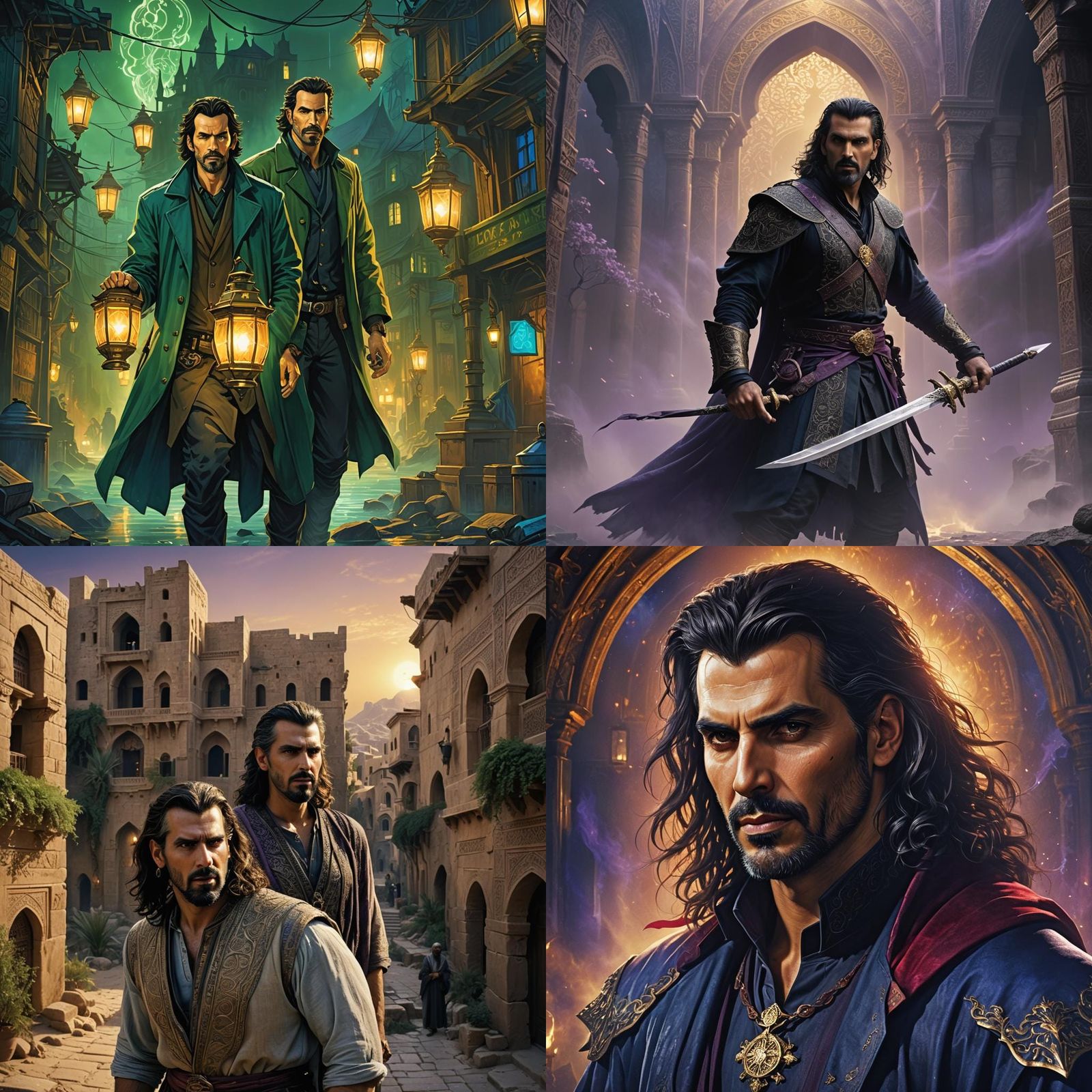 Oded Fehr as Rashid: Fantasy Concept Art