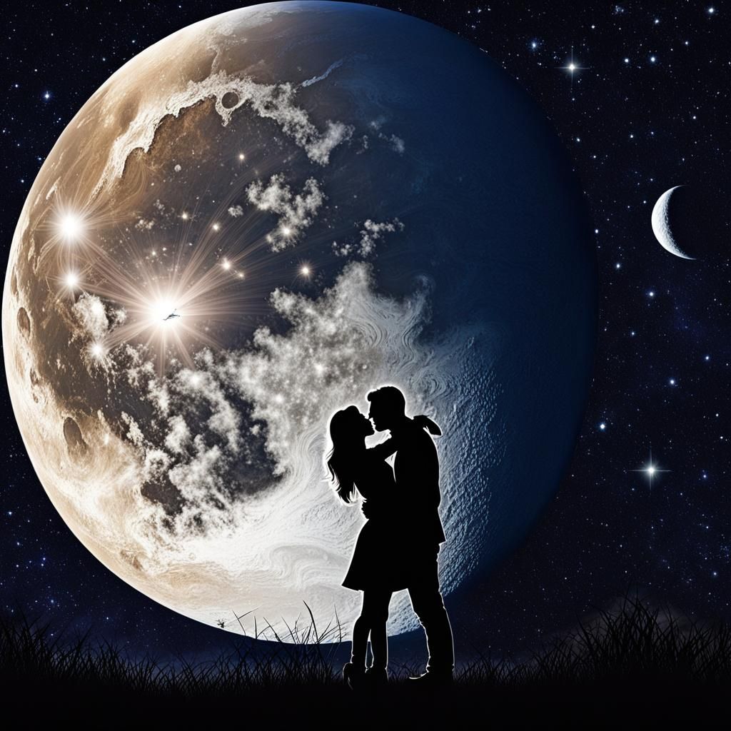 Romantic Space Travel to Jupiter and Mars