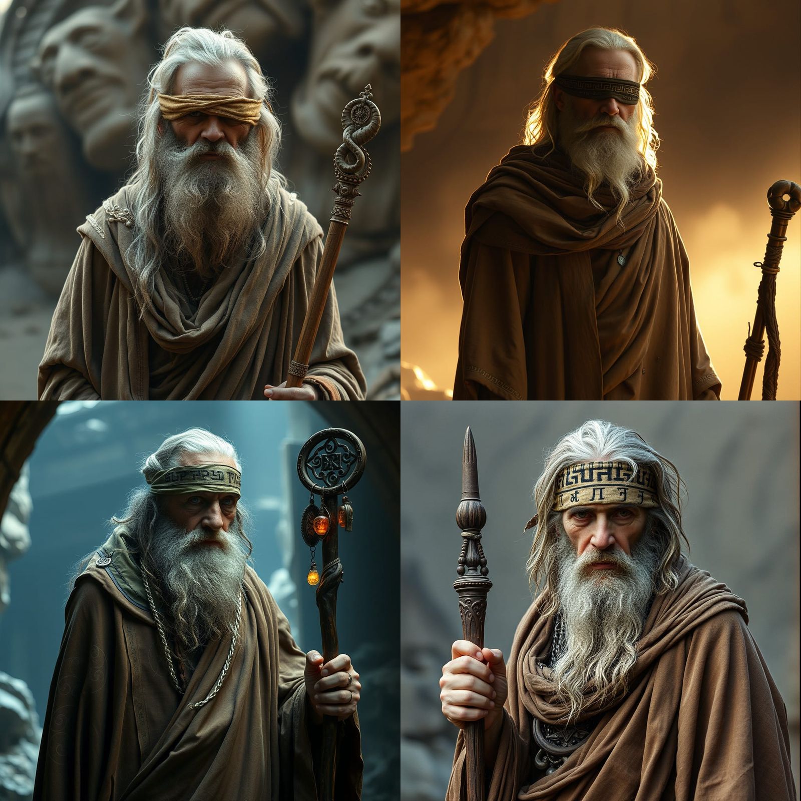 Tiresias, Blind Prophet Costume Design: Cinematic Still