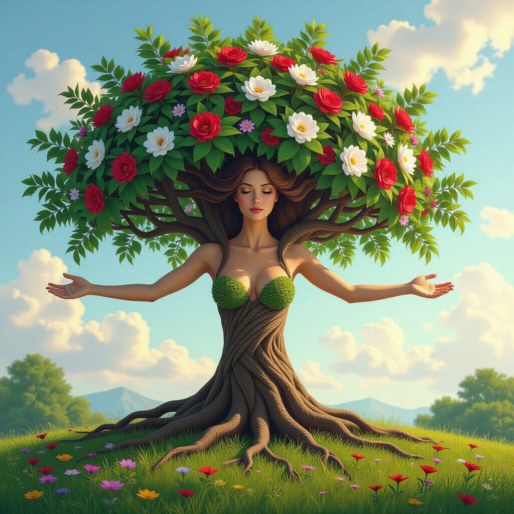 A tree woman
