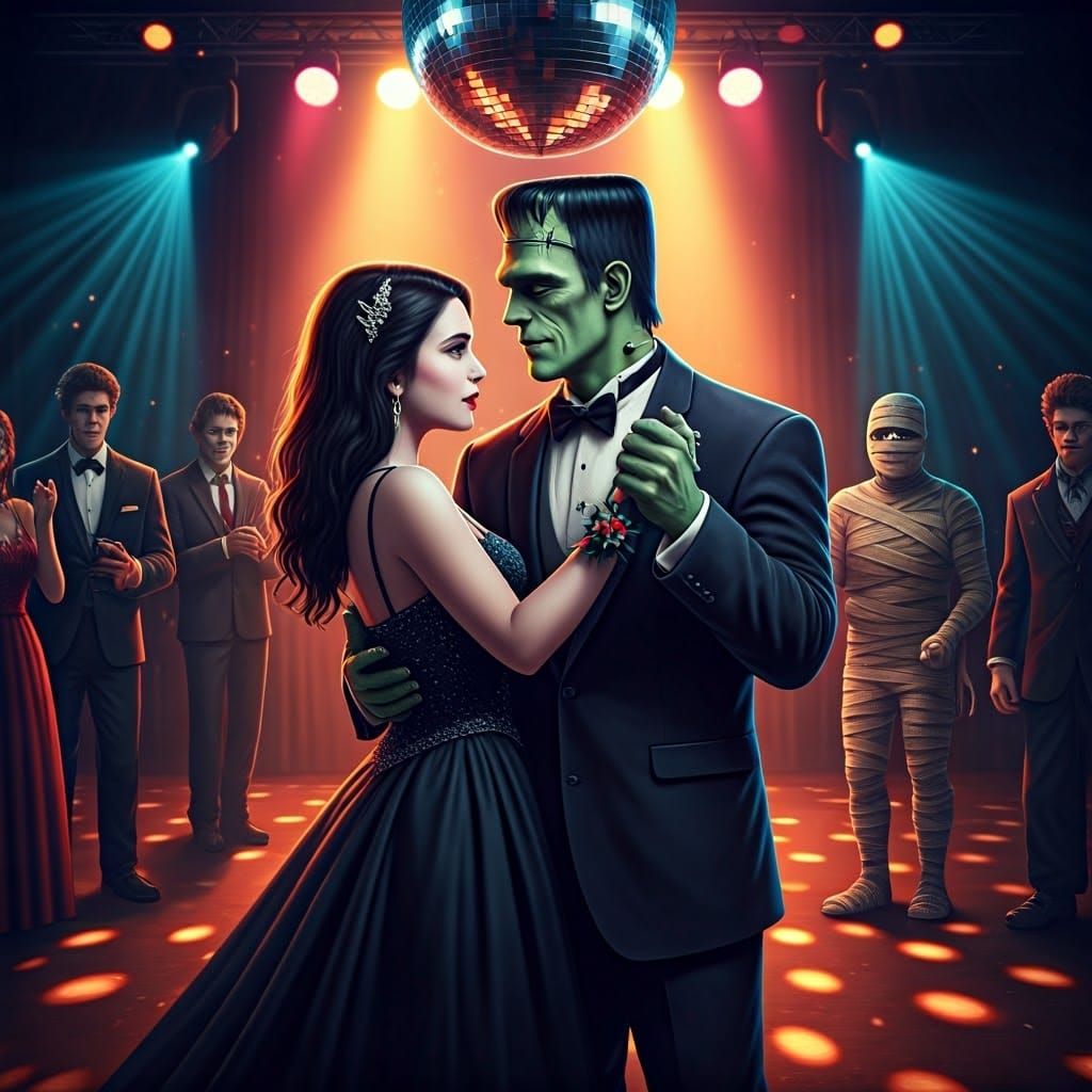 Monster Prom: Frankenstein and Vampire Dance